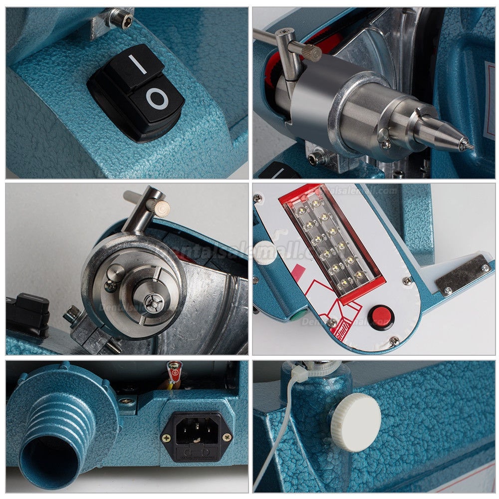 High Speed Dental Lab Alloy Grinder Cutting Polishing Lathe Machine Low Noise CE